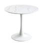 Celeste White Round Cafe Table