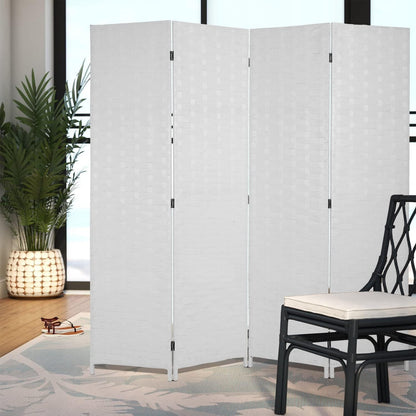 4-Panel Folding Room Divider – Privacy Screen Partition