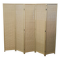 Bamboo Room Divider – 5 Panel Folding Privacy Screen
