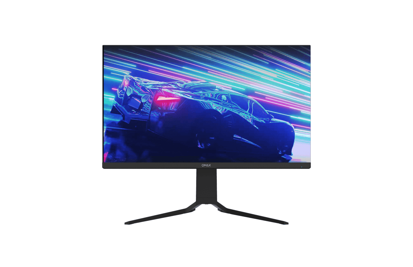 QMAX Gaming Computer Monitor 27 IPS panel Flat QHD (2560 x 1440) 165Hz 1ms Adaptive Sync with Speakers Height Adjustable